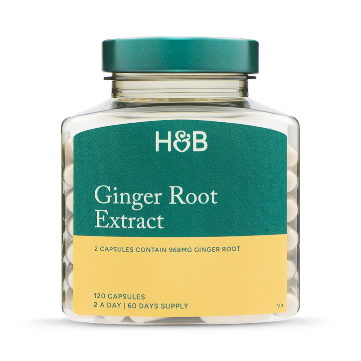 Holland & Barrett Ginger Root Extract 120 Capsules